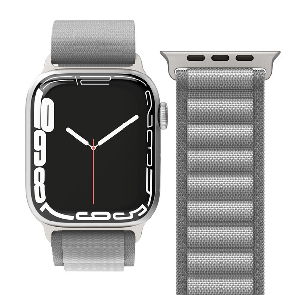 Vonmählen Action Loop One für Apple Watch 42/44/45/49 mm, hellgrau