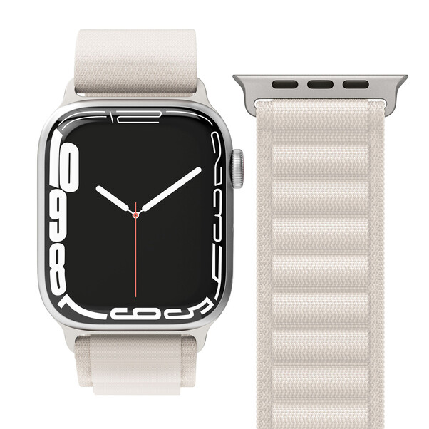 Sie sehen das Produktbild 03 von Vonmählen Action Loop One für Apple Watch 42/44/45/49 mm, beige Vonmählen Action Loop One für Apple Watch 42/44/45/49 mm, beige