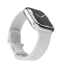 Vonmählen Silikon Loop One für Apple Watch 38/40/41 mm, hellgrau
