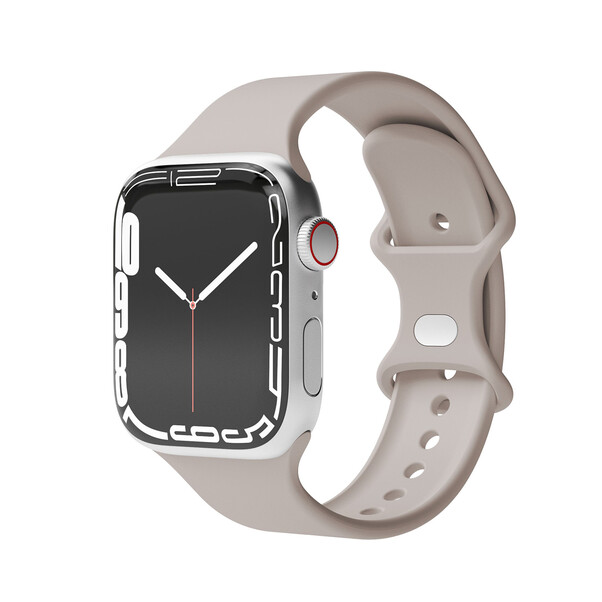 Sie sehen das Produktbild 01 von Vonmählen Silikon Loop One für Apple Watch 42/44/45/49 mm, beige Vonmählen Silikon Loop One für Apple Watch 42/44/45/49 mm, beige
