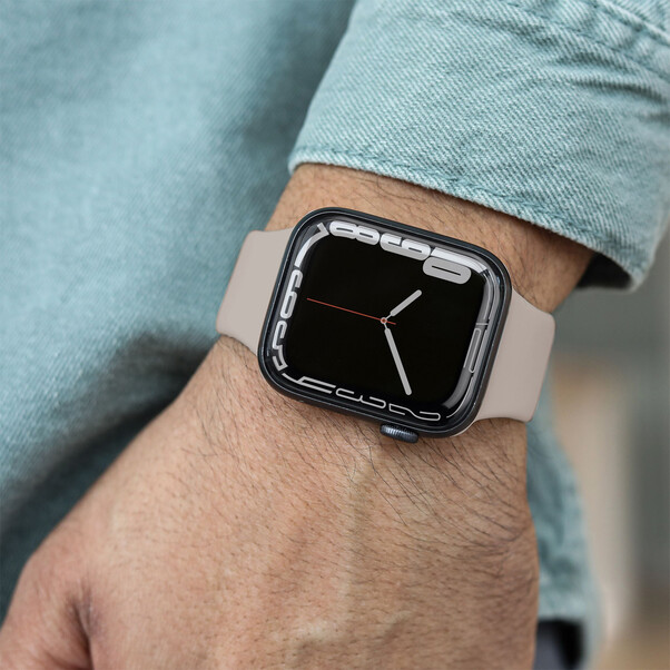 Sie sehen das Produktbild 02 von Vonmählen Silikon Loop One für Apple Watch 42/44/45/49 mm, beige Vonmählen Silikon Loop One für Apple Watch 42/44/45/49 mm, beige