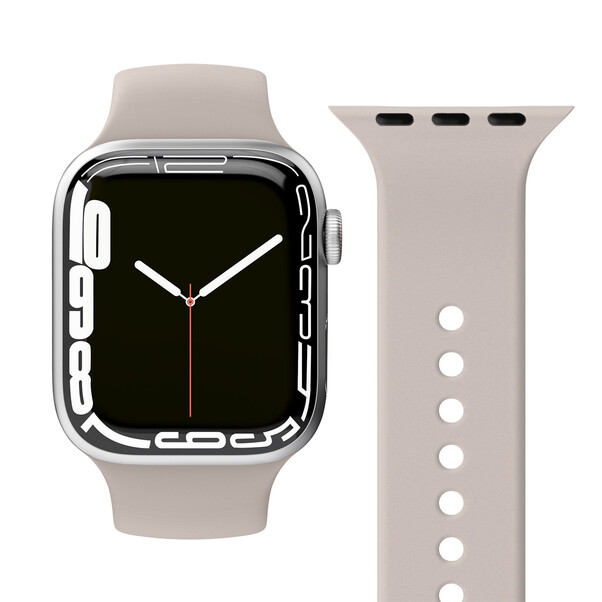 Vonmählen Silikon Loop One für Apple Watch 42/44/45/49 mm, beige