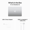 MacBook Air 13&quot; M3 Chip 8-Core CPU und 8-Core GPU, 8GB, 256GB SSD, silber&gt;