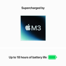 MacBook Air 13" M3 Chip 8-Core CPU und 8-Core GPU, 8GB, 256GB SSD, polarstern>
