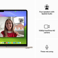 MacBook Air 13" M3 Chip 8-Core CPU und 8-Core GPU, 8GB, 256GB SSD, polarstern>
