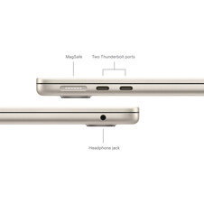 MacBook Air 13" M3 Chip 8-Core CPU und 8-Core GPU, 8GB, 256GB SSD, polarstern>