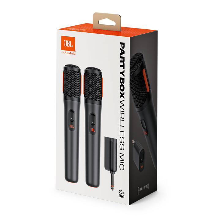 JBL digitales kabelloses Mikrofon für Partybox, schwarz