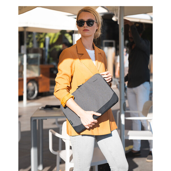 Targus Cypress mit EcoSmart Laptop Sleeve 13-14&quot;, grau