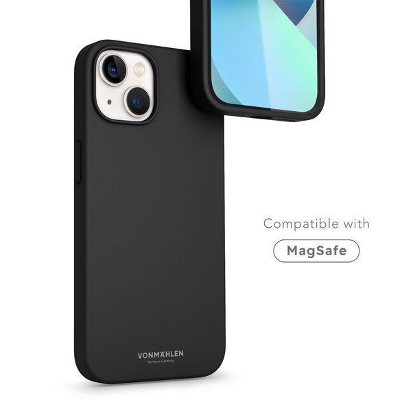 Vonmählen Eco Silicone Case, iPhone 13, schwarz