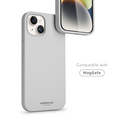 Vonmählen Eco Silicone Case, iPhone 14, hellgrau