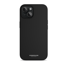 Vonmählen Eco Silicone Case. iPhone 15, schwarz