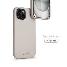 Vonmählen Eco Silicone Case. iPhone 15, beige