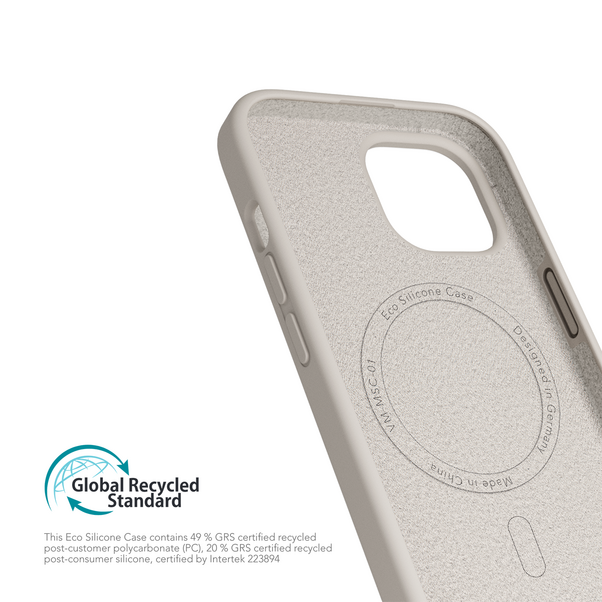 Vonmählen Eco Silicone Case. iPhone 15, beige