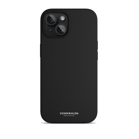 Vonmählen Eco Silicone Case. iPhone 15 Plus, schwarz