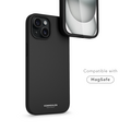 Vonmählen Eco Silicone Case. iPhone 15 Plus, schwarz