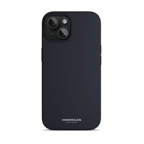 Vonmählen Eco Silicone Case. iPhone 15 Plus, blau