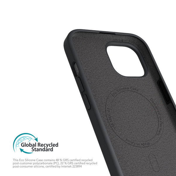 Vonmählen Eco Silicone Case. iPhone 15 Plus, blau