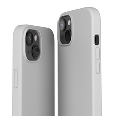 Vonmählen Eco Silicone Case. iPhone 15 Plus, hellgrau