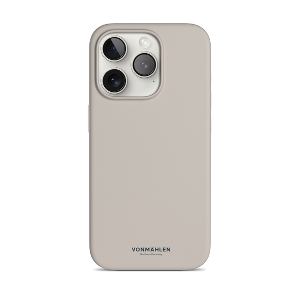 Vonmählen Eco Silicone Case, iPhone 15 Pro, beige