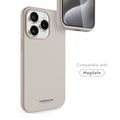 Vonmählen Eco Silicone Case, iPhone 15 Pro, beige
