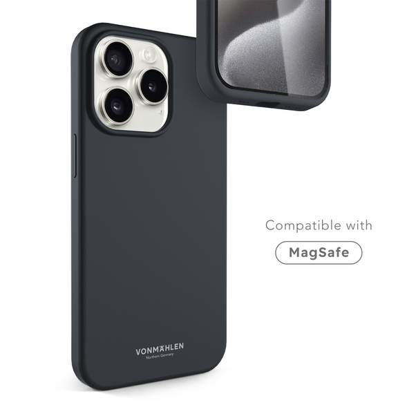 Vonmählen Eco Silicone Cas. iPhone 15 Pro Max, blau