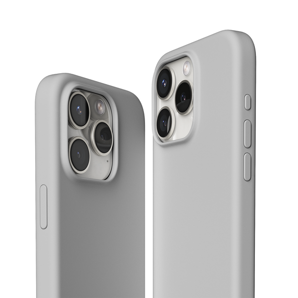 Vonmählen Eco Silicone Cas. iPhone 15 Pro Max, hellgrau