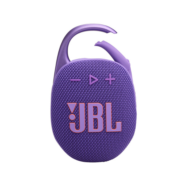 JBL Clip5, Bluetooth-Lautsprecher mit Karabinerhaken, lila