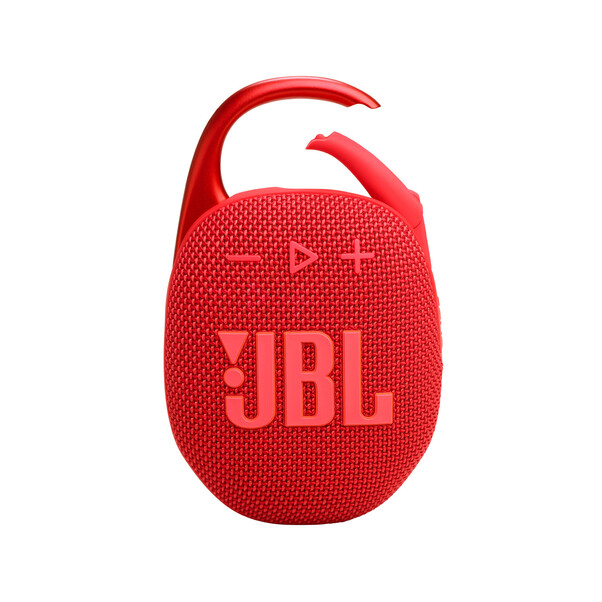 JBL Clip5, Bluetooth-Lautsprecher mit Karabinerhaken, rot