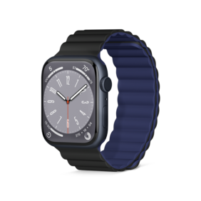 Epico Watch Strap Magnet 38/40/41mm Schwarz/Blau