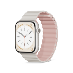 Epico Watch Strap Magnet 38/40/41mm grau/pink