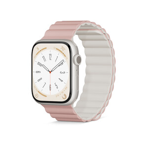 Sie sehen das Produkt Epico Watch Strap Magnet 38/40/41mm, pink/grau, Produktbild: 01 Epico Watch Strap Magnet 38/40/41mm, pink/grau