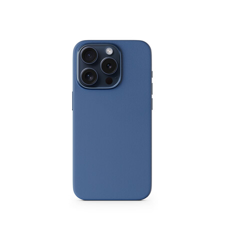 Epico Mag+ Leather Case iPhone 15 Pro Max, blau