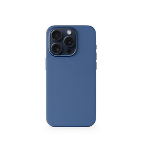Epico Mag+ Leather Case iPhone 15 Pro, blau