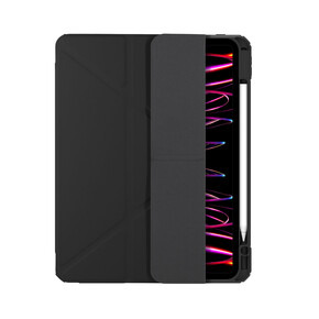 Sie sehen das Produkt dbramante London Multi-View Slim Folio Case für iPad Pro 11" (2024/5. Gen), schwarz, Produktbild: 01 dbramante London Multi-View Slim Folio Case für iPad Pro 11" (2024/5. Gen), schwarz