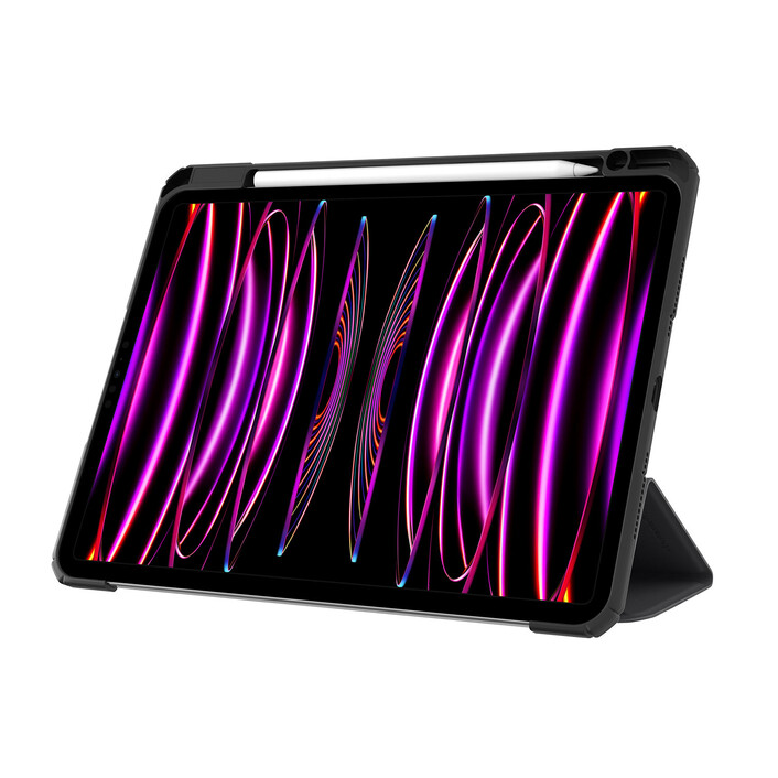 dbramante London Multi-View Slim Folio Case für iPad Pro 11" (2024/5. Gen), schwarz