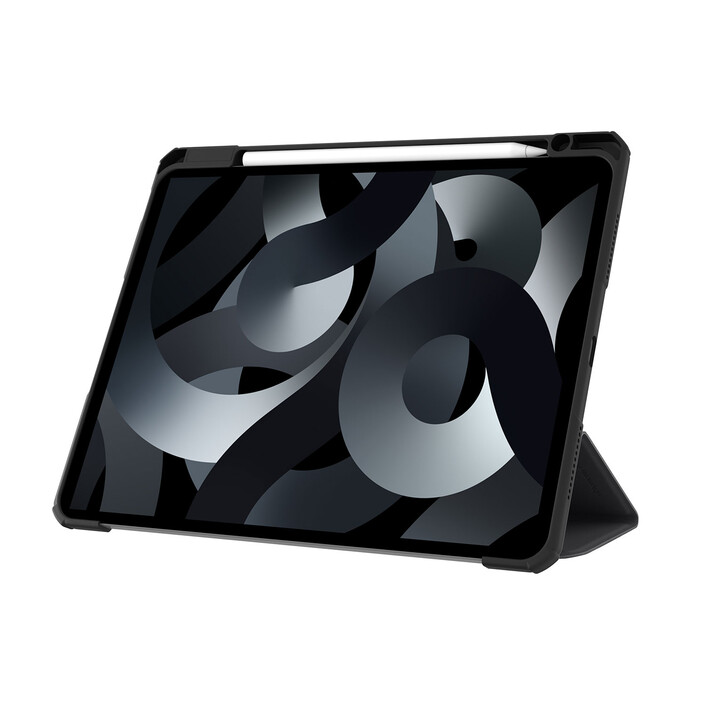 dbramante London Multi-View Slim Folio Case für iPad Air 11" (2024/6. Gen), schwarz