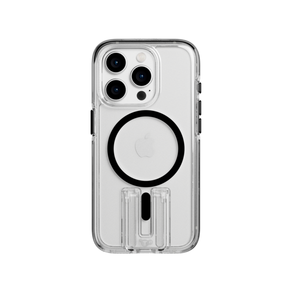 Tech21 Evo Crystal Kick MagSafe transparent/schwarz für iPhone 15 Pro Max