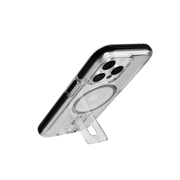 Tech21 Evo Crystal Kick MagSafe transparent/schwarz für iPhone 15 Pro