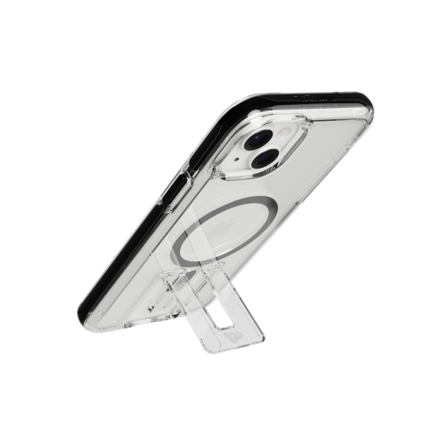 Tech21 Evo Crystal Kick MagSafe transparent/schwarz für iPhone 15 Plus
