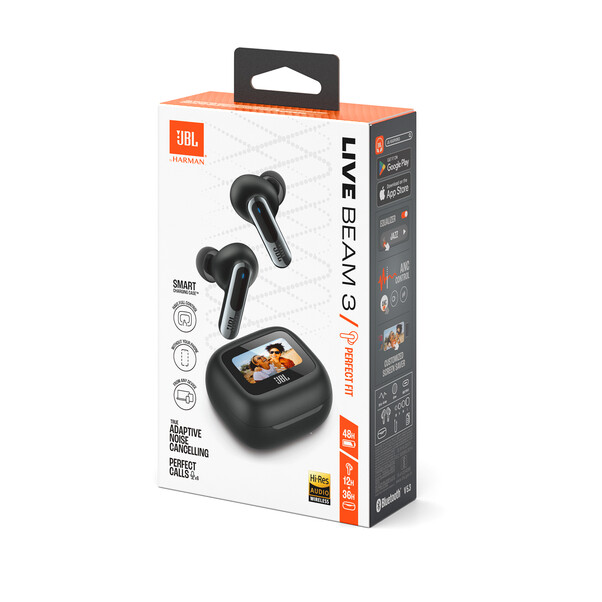 Sie sehen das Produktbild 08 von JBL Live Beam 3, kabelloser In-Ear Kopfhörer, schwarz JBL Live Beam 3, kabelloser In-Ear Kopfhörer, schwarz