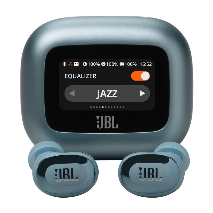 JBL Live Buds 3, kabelloser In-Ear Kopfhörer, blau
