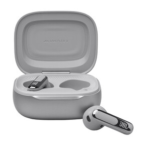 Sie sehen das Produkt JBL Live Flex 3, kabelloser In-Ear Kopfhörer, silber, Produktbild: 01 JBL Live Flex 3, kabelloser In-Ear Kopfhörer, silber