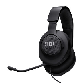 Sie sehen das Produkt JBL Quantum 100 M2, kabelgebundener Over-Ear-Gaming-Headset mit Mikrofon, schwarz, Produktbild: 01 JBL Quantum 100 M2, kabelgebundener Over-Ear-Gaming-Headset mit Mikrofon, schwarz