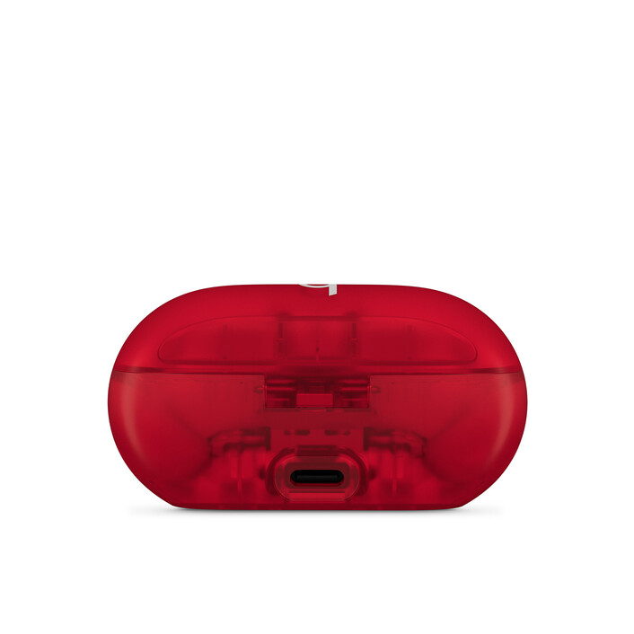 Beats Solo Buds, komplett kabellose In-Ear Kopfhörer, transparent rot