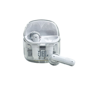 JBL Tune FLEX GHOST TWS, kabelloser In-Ear Bluetooth Kopfhörer, weiß