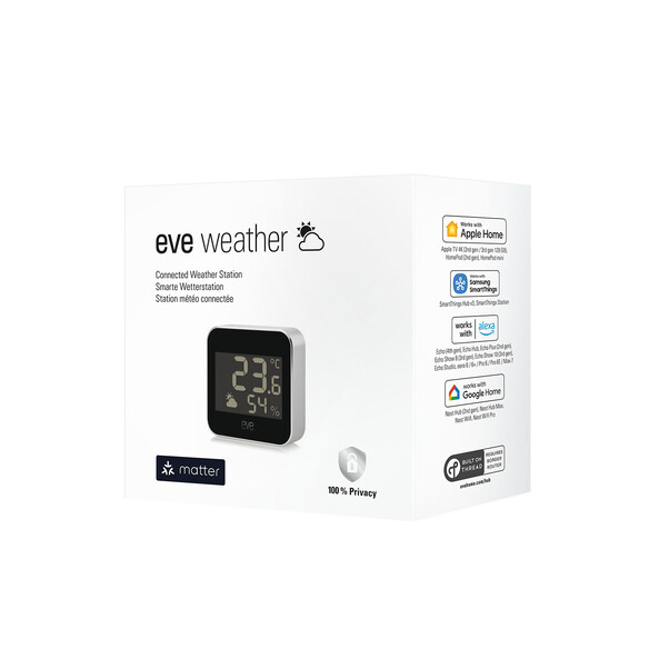 Eve Weather Matter, smarte Wetterstation