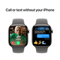 Sie sehen das Produktbild 13 von Apple Watch Series 10 GPS + Cellular, Titan natur, 42mm mit Sportarmband, steingrau - S/M> Apple Watch Series 10 GPS + Cellular, Titan natur, 42mm mit Sportarmband, steingrau - S/M>