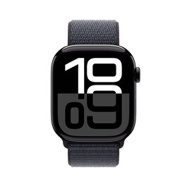 Sie sehen das Produktbild 03 von Apple Watch Series 10 GPS, Aluminium diamantschwarz, 46mm mit Sport Loop, tinte> Apple Watch Series 10 GPS, Aluminium diamantschwarz, 46mm mit Sport Loop, tinte>