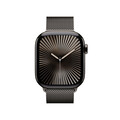 Apple Watch Series 10 GPS + Cellular, Titan schiefer, 42mm mit Milanaise-Armband, schiefer
