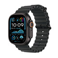 Apple Watch Ultra 2 GPS + Cellular, Titan schwarz, 49mm mit Ocean-Armband, schwarz
